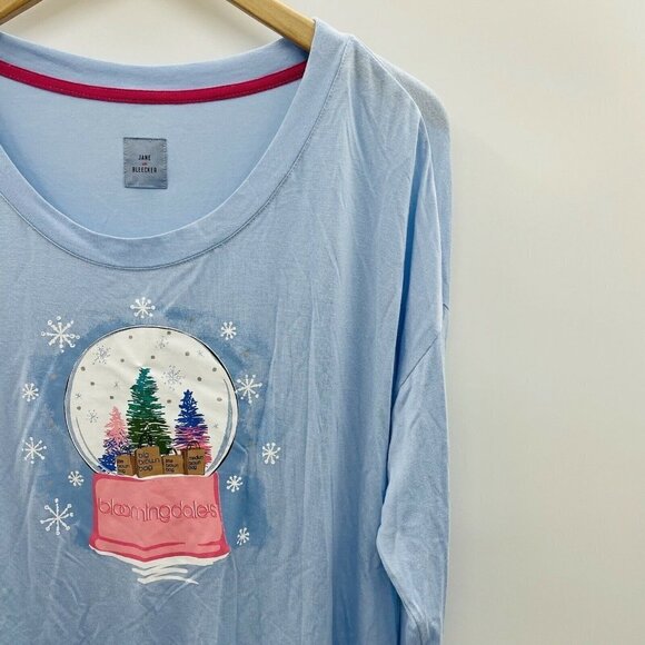 Jane & Bleecker Small Bloomingdales Pajama Top 520 - Picture 2 of 6